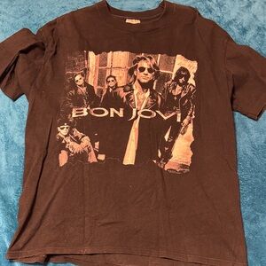 Bon Jovi Graphic T-Shirt - Black